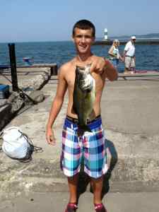 Grand Haven Michigan Pier Fishing