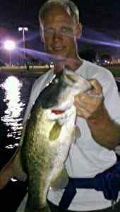 night time swim jig fish