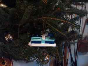 Pontoon Christmas Ornament