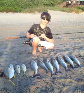 Good Day of Fishing at the Beach