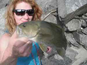 Hazel's first good smallie