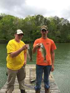 Large mouth and spot