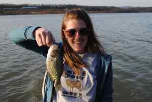 Mary Beth's First Crappie