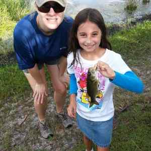 Teach them to cast...and they will catch their first bass!