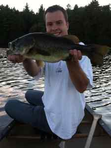 6 Pound largemouth On Jig