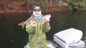 A Laker while bass fishing