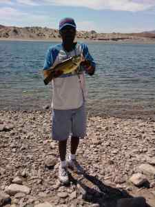 At the Lake Mojave on my birthday