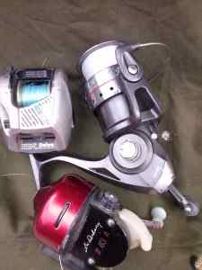 3 Reels I use while Bass Fishing !