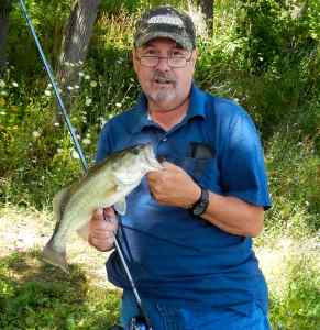 Fishing on Maple Lake, IL 2013