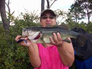 Angie And Her 8 pound bass  (2)