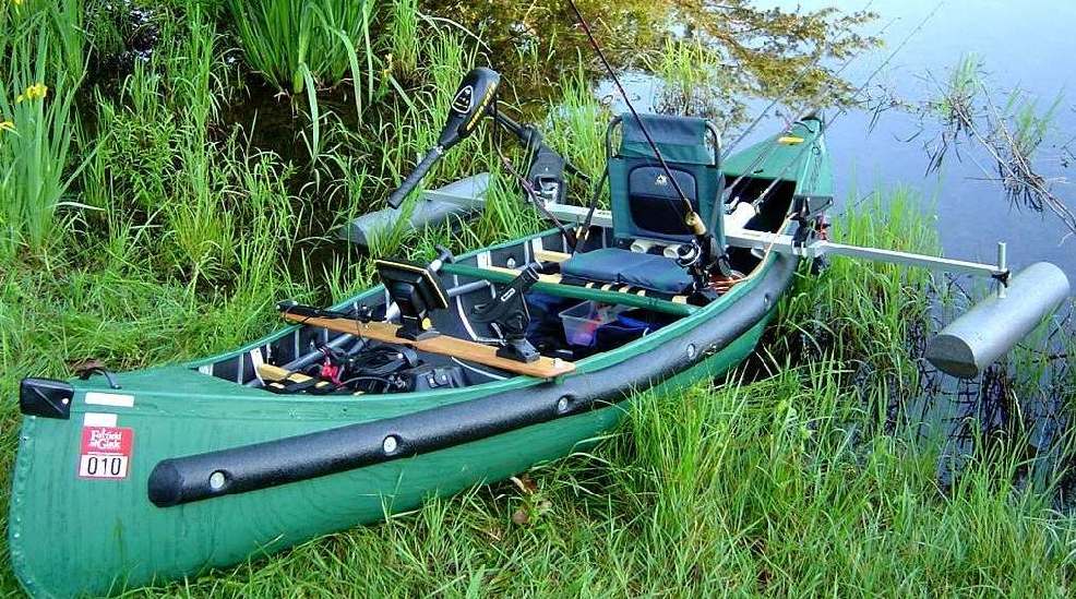 Setting up a canoe for fishing - Bass Boats, Canoes, Kayaks and