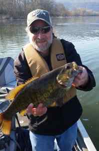 PB smallie from the Susquehanna - 19 inches