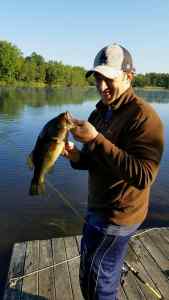 Early top water hawg