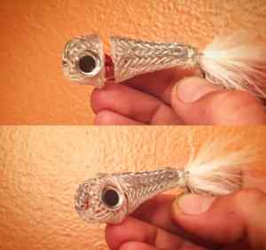 Jointed flex tube baitfish