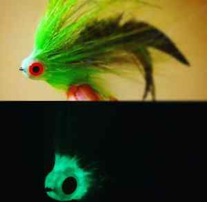 Glow in dark baitfish