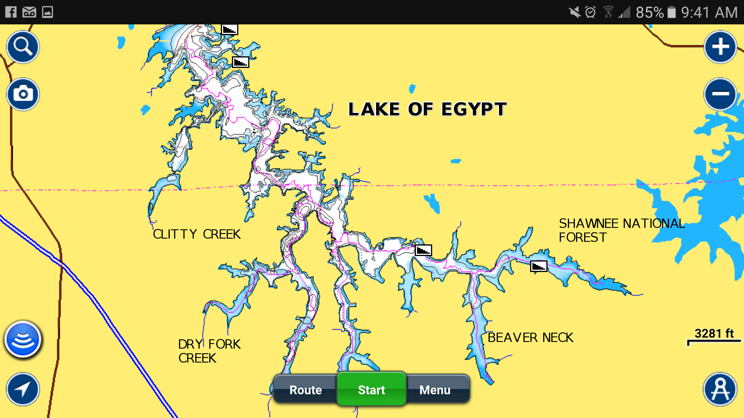 Lake Of Egypt Fishing Map How Many Spots Do You Mark On A Map? - Page 2 - General Bass Fishing Forum  - Bass Fishing Forums