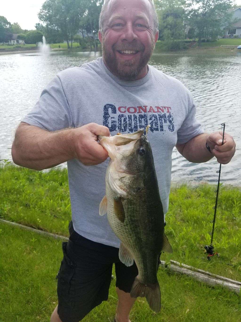 Found a pond where the bass always bite top water no matter the conditions  : r/bassfishing