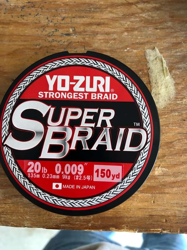Yo-Zuri Super Braid Braided Line, 15 Lb. Test, 150 Yard Fishing