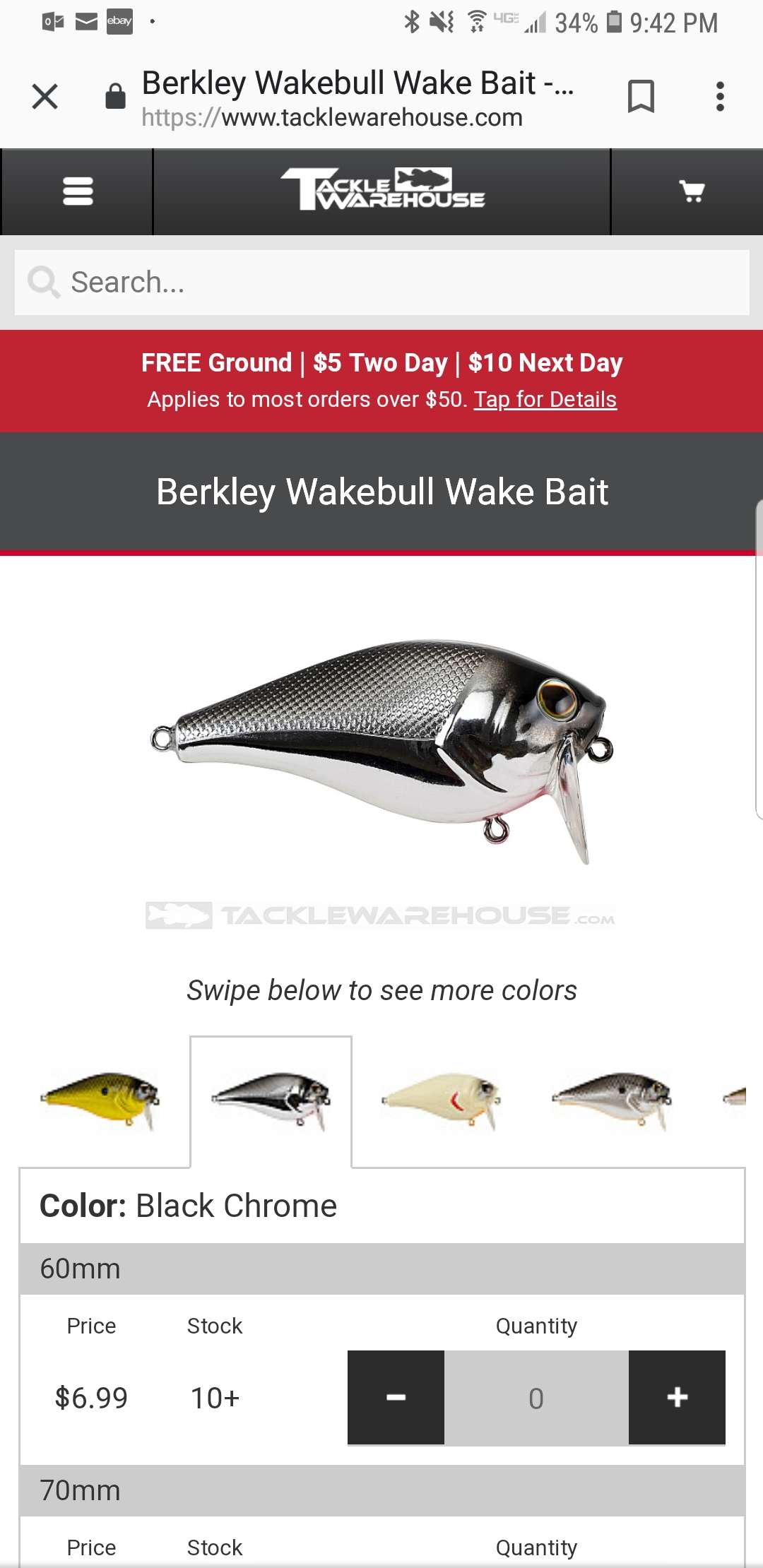 Buy Berkley Wakebull Topwater Fishing Hard Baits , Black