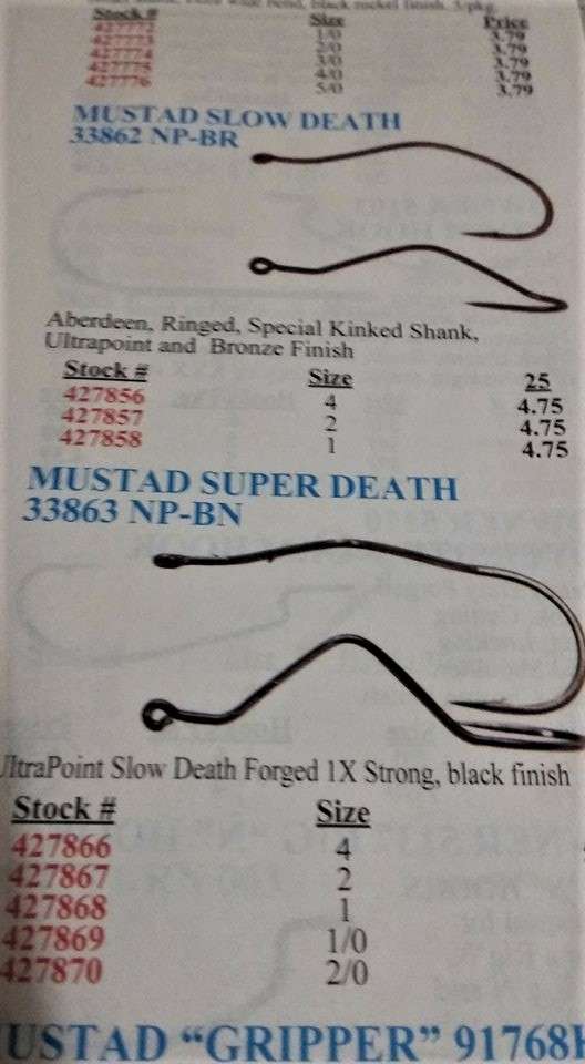 Mustad Slow Death® Aberdeen Hook