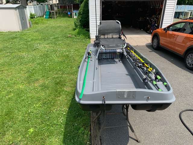 Pelican Bass Raider 10E W/ Minn Kota 55 motor - Classifieds - NJ Woods &  Water