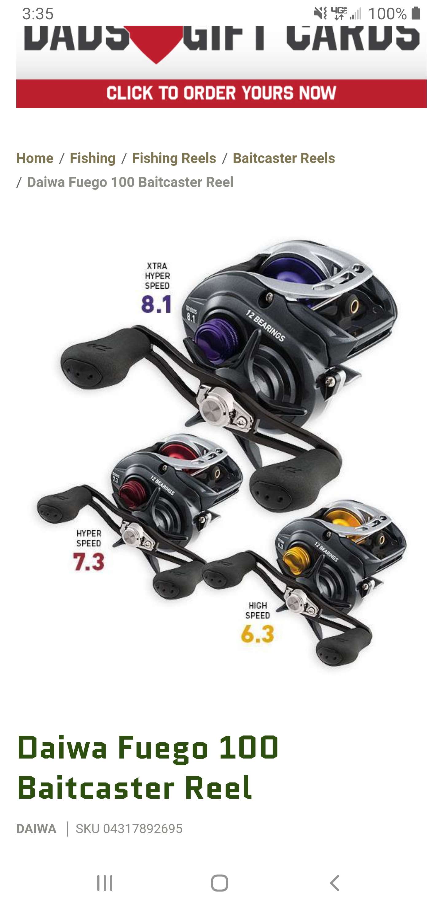 New Daiwa Fuego - Fishing Rods, Reels, Line, and Knots - Bass Fishing Forums