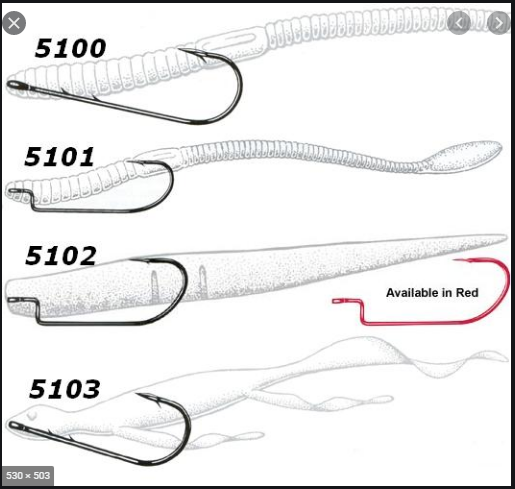 T-Rigging Offset Round Bend Hooks - Fishing Tackle - Bass Fishing Forums