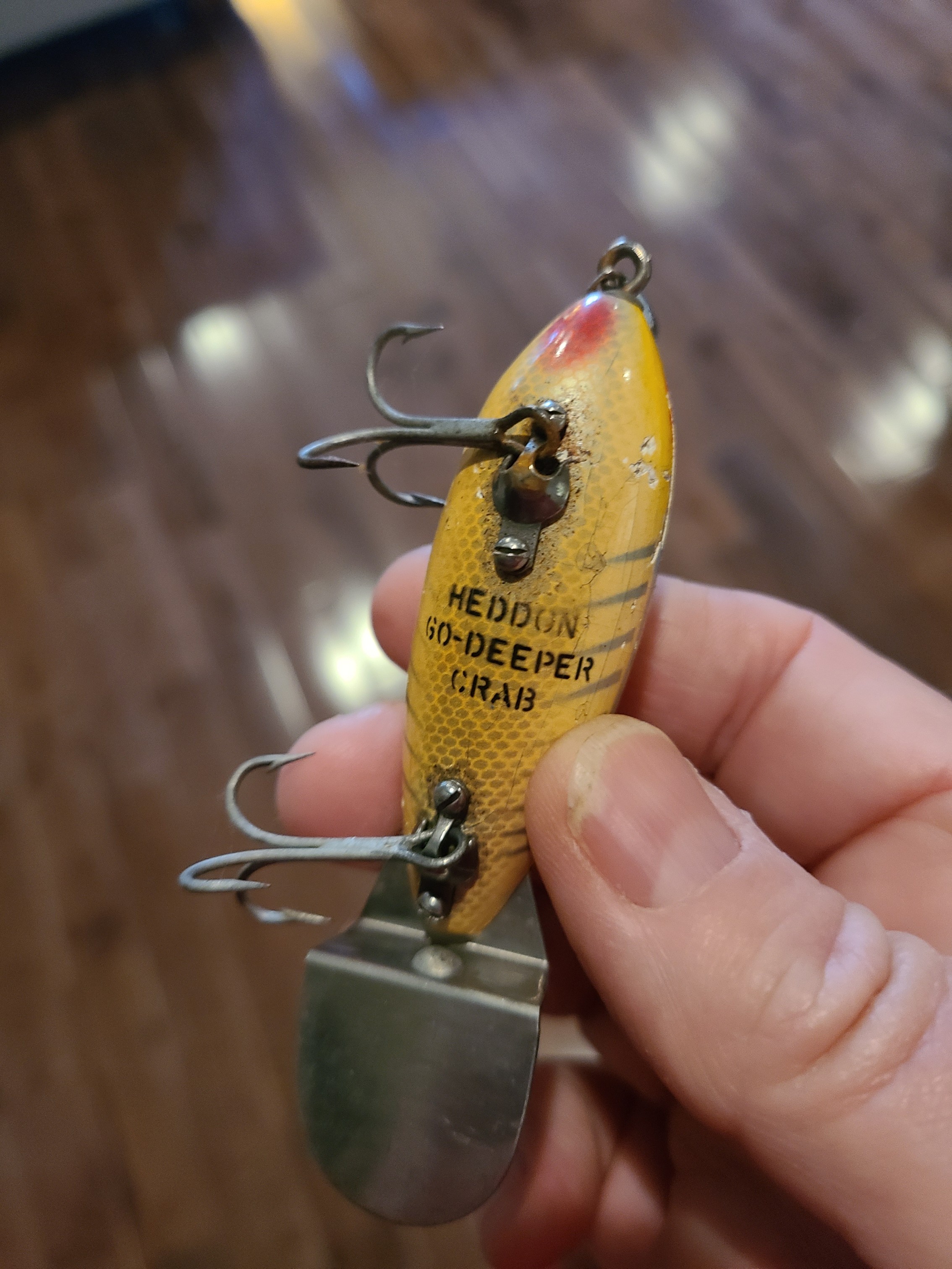 Used Vintage Heddon Chugger Spook Fishing Lure