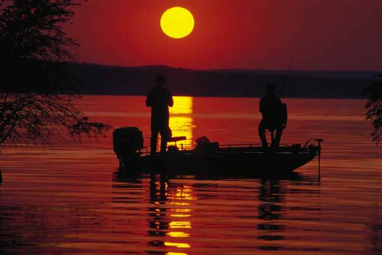 Big bass and beautiful sunsets!! Love this time of year! #huk