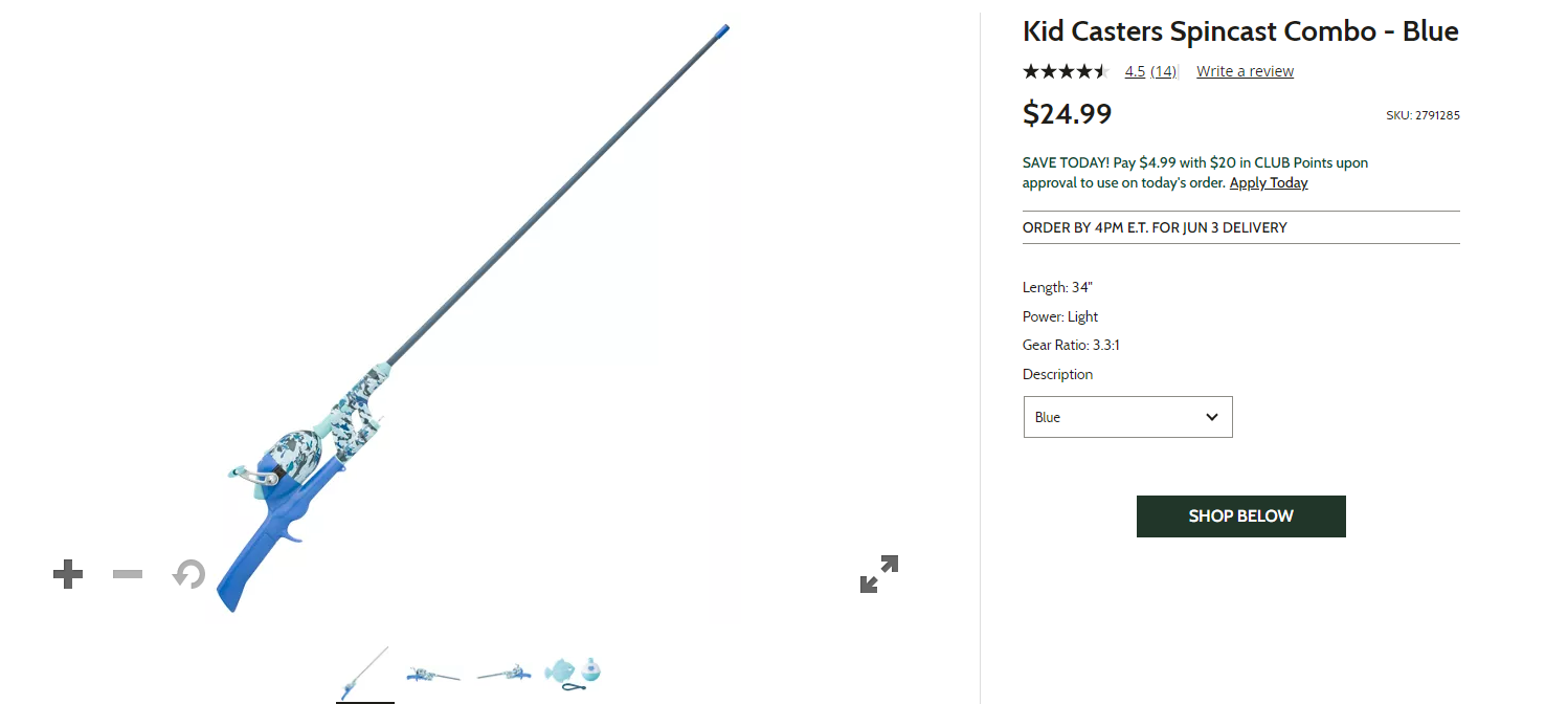 Solid Kids Fishing Rod - Fishing Rods, Reels, Line, and Knots