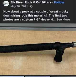 St.Croix rifle handle - Fishing Rods, Reels, Line, and Knots