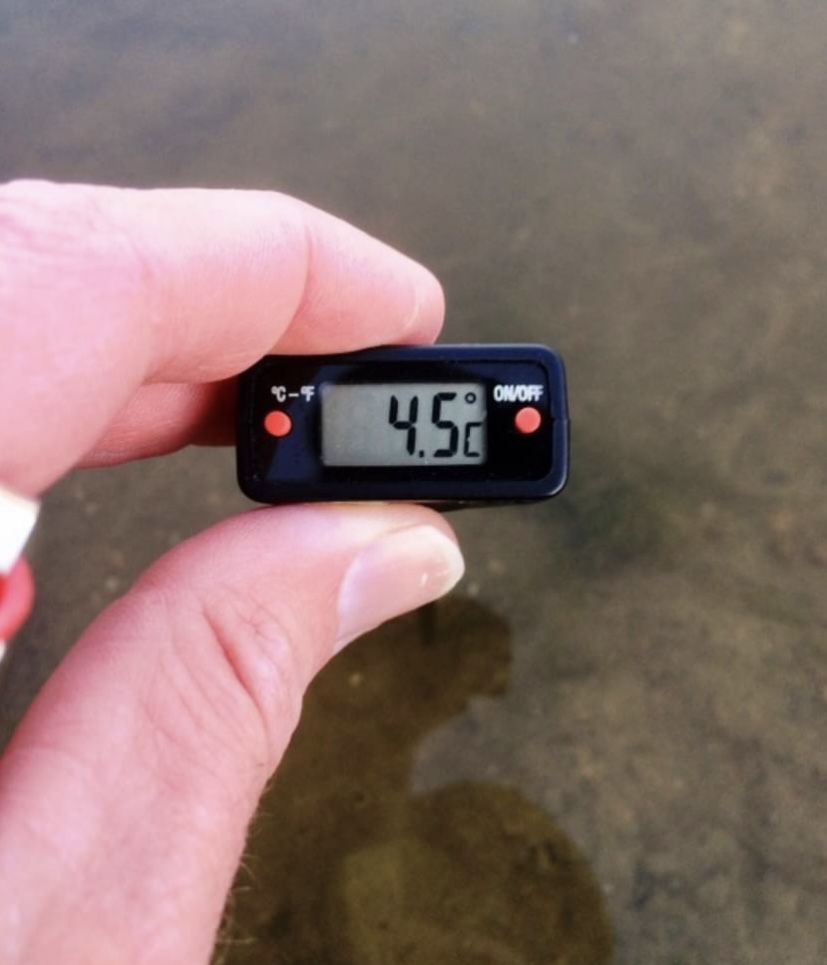 How to get water temp when fishing from bank - Fishing Tackle - Bass Fishing  Forums