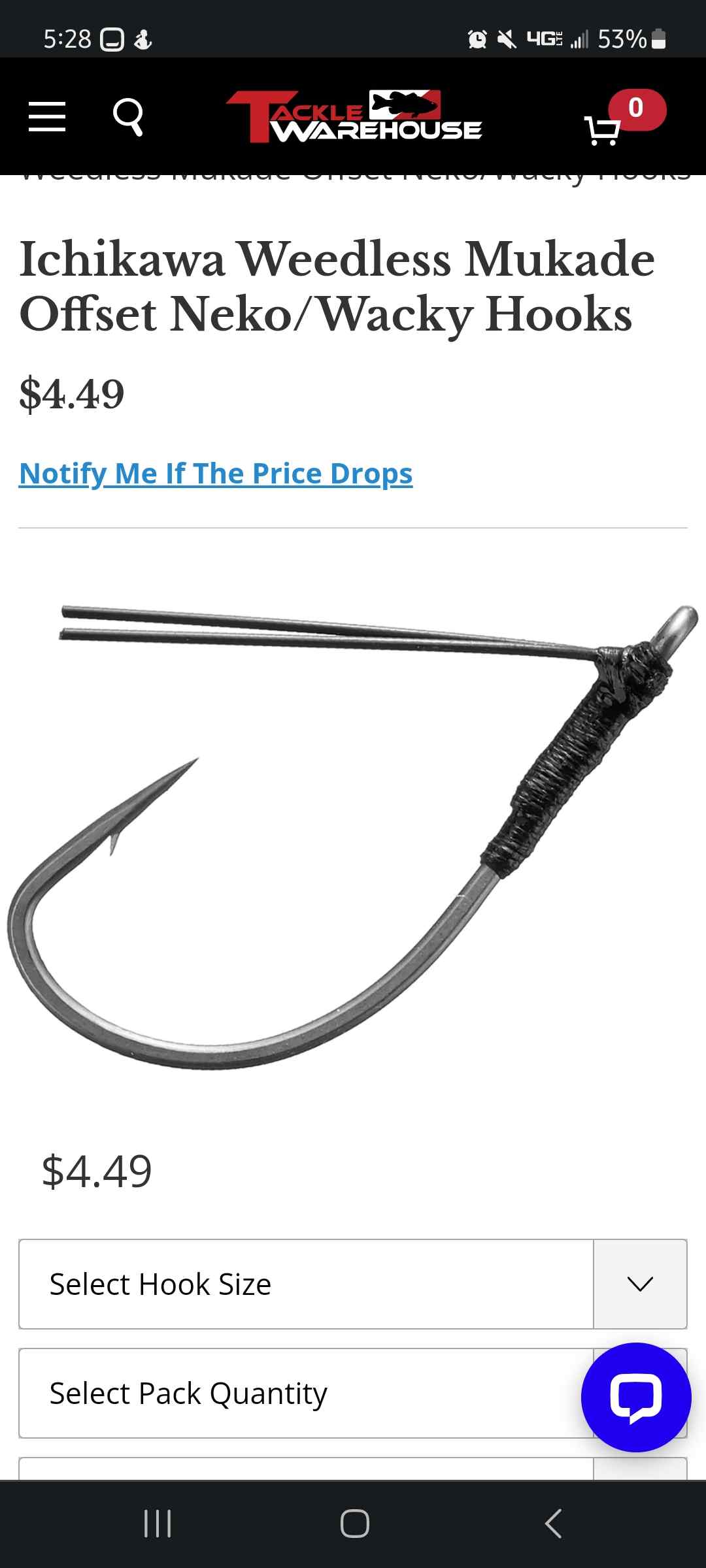 Eagle Claw Lazer Sharp Jason Christie Heavy Wire EWG Worm Fishing Hooks,  Size 2/0, 12 Pack 
