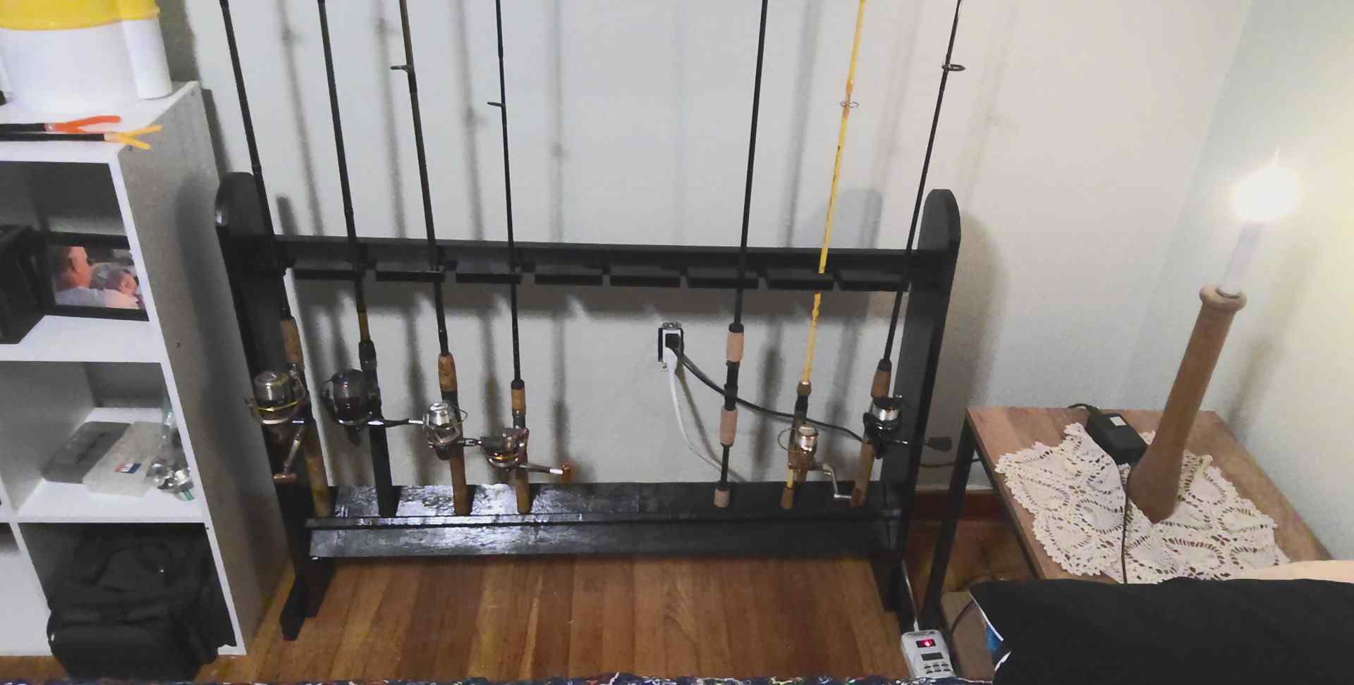 Homemade power wrapper  Fishing rod, Diy fishing rod, Custom