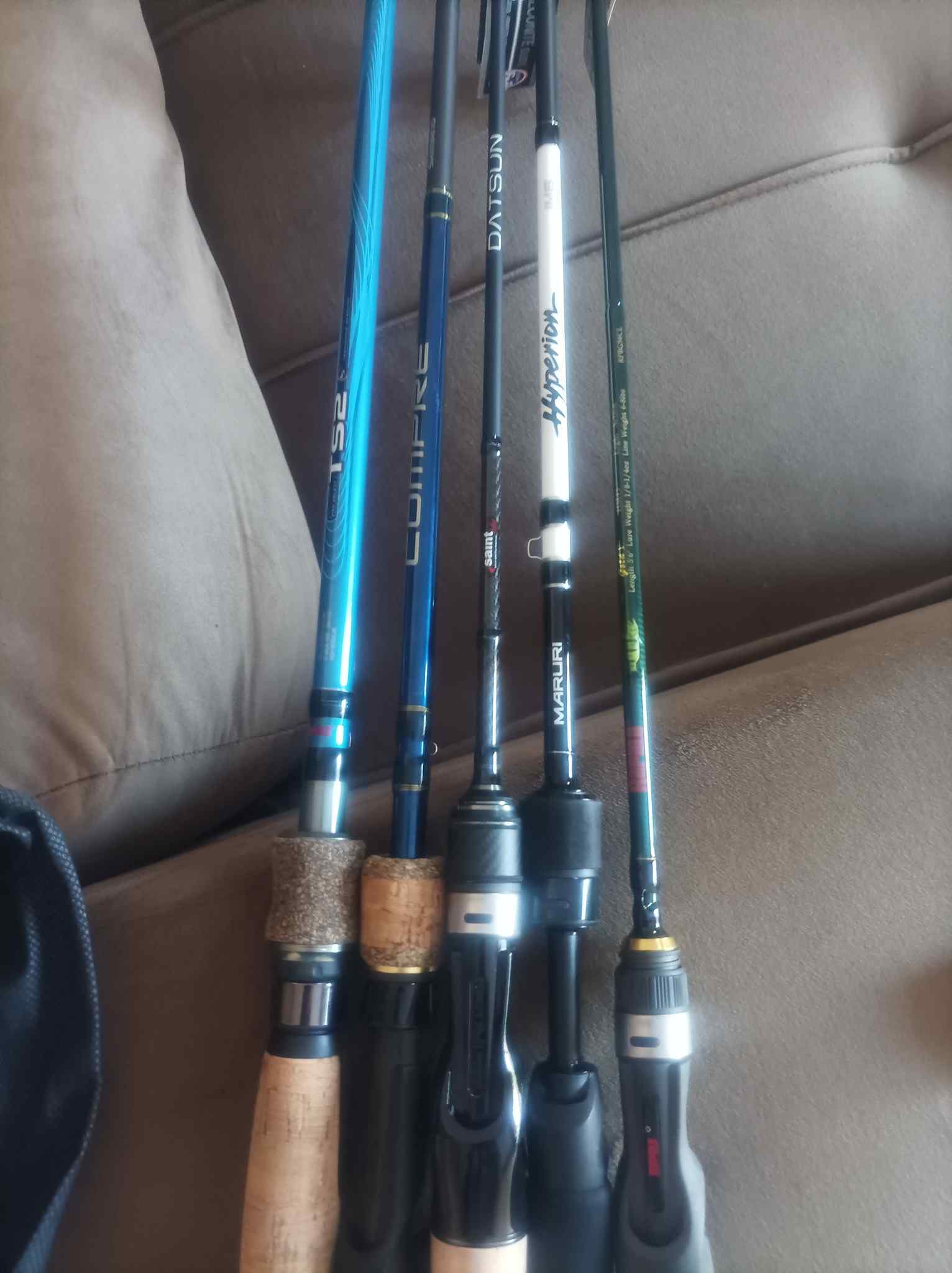 When I talk about the larger diameter of US bass rods - Fishing