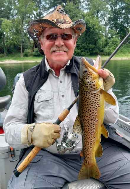 White River trout fishing