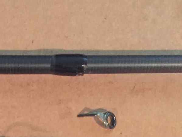 Need Help Fixing Rod Guide - Fishing Rods, Reels, Line, and Knots - Bass  Fishing Forums