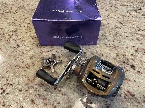 FOR SALE: Daiwa Alphas 103 - Fishing Flea Market - Bass Fishing Forums