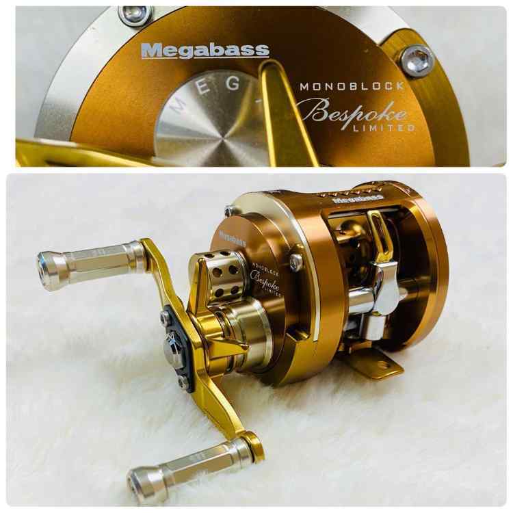 Megabass - MONOBLOCK BAIT CASTING REEL - SPECIALE - RIGHT HAND