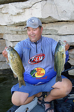 Bass pro Sam Heckman considers the wind as his friend and has use the wind to make big catches in tournaments.