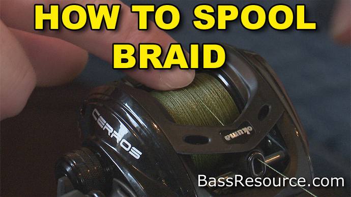 How to Spool a Bait Casting Reel 