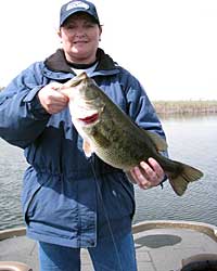 Early winter bass fishing