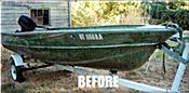 Bass boat restoration