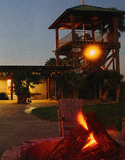 Night time is "relax " time at the ranch.