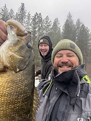 The bass bite can be red hot, even in cold temperatures.