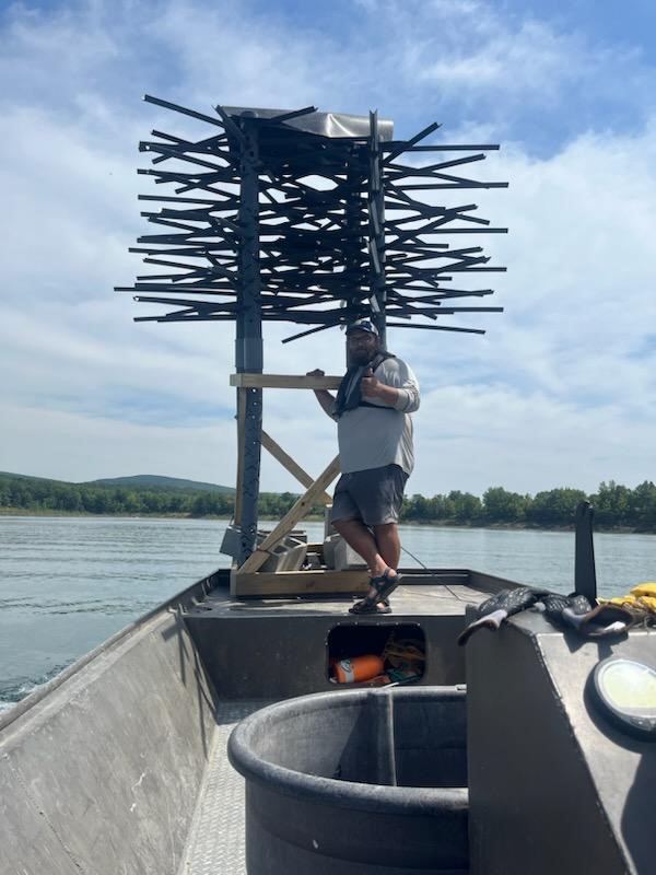 Working Together to Provide Fish Habitat on Greers Ferry Lake The