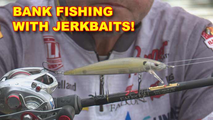 Bank fishing jerkbait