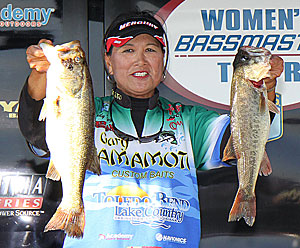 Judy Wong of Many, La., led the first day with 15 pounds, 5 ounces.