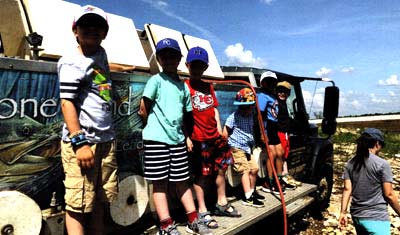 Exchanging water, pumping from the lake into each compartment, acclimated or "tempered" the fish, preparing them for release.