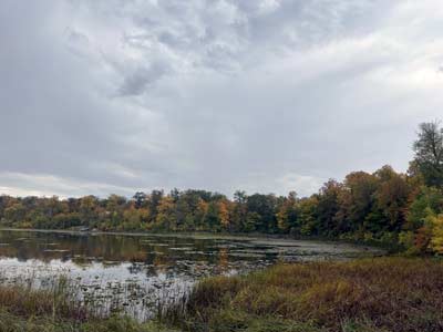 It's hard to beat being on the water on a calm Fall day.